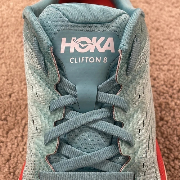 HOKA Clifton 8 Aquarelle Eggshell Blue - Picture 8 of 13